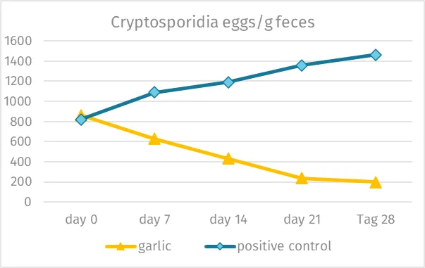graphic GastroVit - Inhibition of cryptosporidia