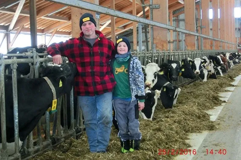 Family Kreuzer in their stable