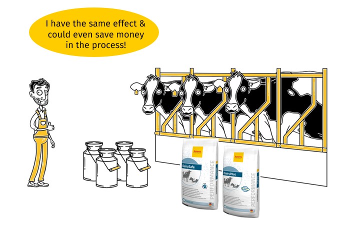 DRAW FARMER AND COWS