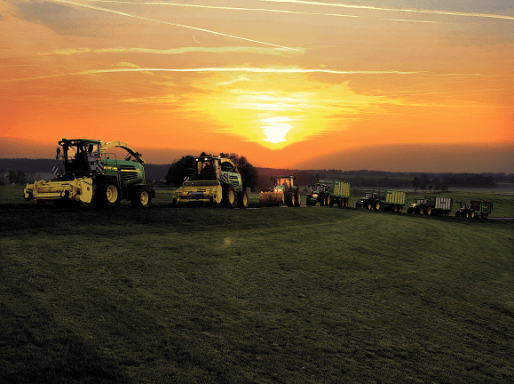 JOSILAC Tractors in the sunset